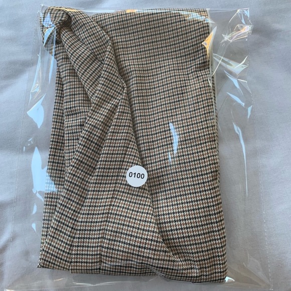 ASOS Houndstooth Tuxedo Stripe Pull on Track/ Casual Pant - Picture 15 of 15